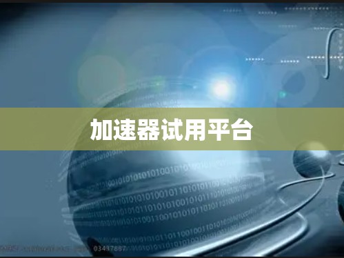 加速器试用平台