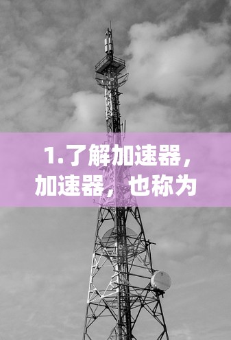 1.了解加速器，加速器，也称为加速软件，是通过软件或网络连接，将计算机加快运行功能的工具。常见的有Kymion、Sokio、Glow等