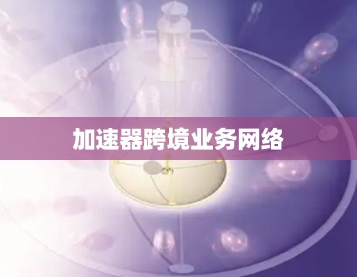 加速器跨境业务网络