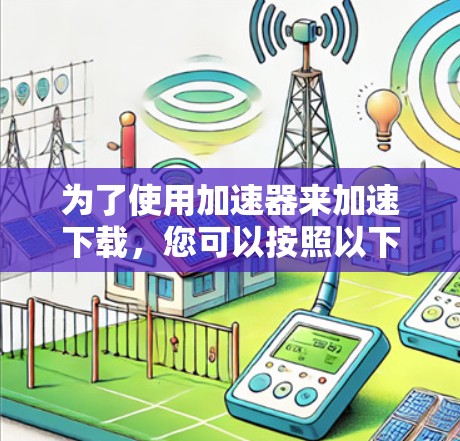 为了使用加速器来加速下载，您可以按照以下步骤操作